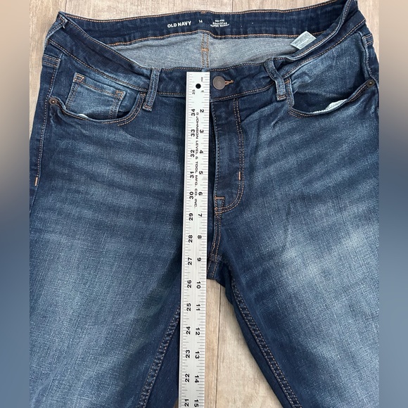 Old Navy Womens Mid-Rise Rockstar Super Skinny Jeans Size 14 Long - Like New - Picture 6 of 11